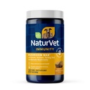 NaturVet Mushroom Max Advanced Immune Supplement Dog - Pomaga wzmocnić odporność, Ogólny Zdrowie psów - Zawiera Grzyby Shitake, Reishi, Turcja Tail - 120 Ct.