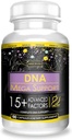 ACTIF DNA Mega Support z 15 + Zaawansowane czynniki - Non-GMO, Fast- Acting, Made in USA, 60 Count