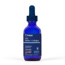 Ślad Minerały Joniczna Biotin + Kolagen - Suplement skóry do zdrowych włosów i silnych paznokci - Płynna Biotin & Kolagen - Wsparcie równowagi mineralnej - Strawberry Mango Flavor - 2 fl oz (29 Servings)