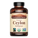 Ceylon Cynamon Shop Organiczny Ceylon Cynamon (100% certyfikowany) Suplement, 180 Kapsułki, 3 Miesiąc dostaw