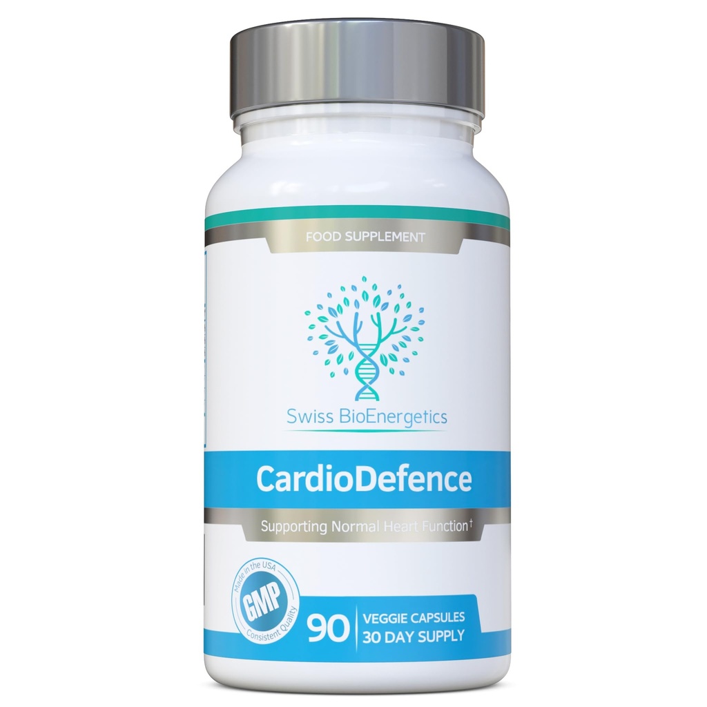 CardioDefence - 90 Kapsułek - dokładna równowaga CoQ10, D- Ribose, Acetyl L- Karnityna, B Witaminy i MCT, aby przyczynić się do prawidłowego funkcjonowania serca i zmniejszyć zmęczenie i zmęczenie