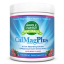 Suplement do proszku z magnezu wapniowego - CalMag Plus z witaminą C & D3 - Gluten wolny, Nie GMO, Wild Berry Flavor - Naturalny spokój i stres Relief Cal Mag Drink - Naturalny spokój Wapnia i Magnezu Proszek
