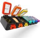 BEXEEN Cotygodniowy lek Pill Organizator wodoodporny 7 Dzień duży pill Pudełko Codzienny pill Case Cute Witamina Organizer Przenośny pojemnik na tabletki Podróże Holder XL Suplement leków Dispenser jeden dzień