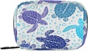 Naanle Vintage Sea Turtle Pill Box 7 Dni Pill Case Travel Pill Organizer Bag z Zipper Portable Weekly Case Compact Rozmiar dla suplementu Witamina Holder