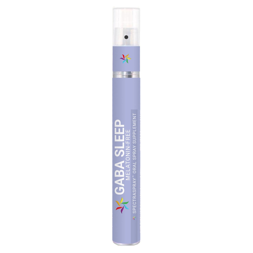 Melatonina Wolna GABA Sleep Suppler Supplement -Wegan, Naturalne i skuteczne Spray doustny z GABA, L- Theanine, 5 HTP, & Mieszanka ziołowa. Nie-GMO, Nie Melatonina, 30 Day Supply