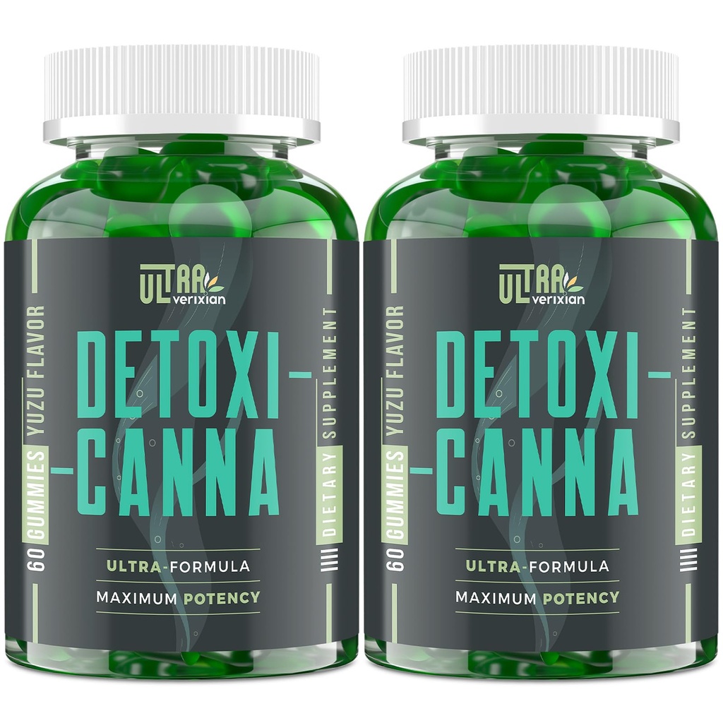 Detox Cleanse Gummies - Wątroba, Gut, Nerki Cleanse Detox & Naprawa, Szybkie i skuteczne pełni ciała Cleanse Best for Women and Men with Milk Tistle - Natural Plant- Based Detox Suplement, 120 Gummies