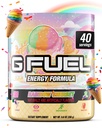 G Paliwo Rainbow Sherbet Energy Drink Powder, Przed treningiem Kofeina Mix do gry, Sugar Free Focus Amino, Witamina + Przeciwutleniacze, 9.9oz (Rainbow Sherbet, 40 Servings)