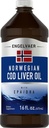 Piping Rock Cod Liquid Liquid Oil 124; 16 fl oz Nex124; with EPA DHA Nex124; Engelvaer Norwegian Nex124; Non- GMO, Gluten Free Supplement