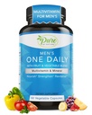 Czysty przez naturę - Codziennie Multivitamin dla mężczyzn, Suplement wsparcia immunologicznego z nieGMO Składnik, Witamina i minerały dla energii, 60 Kapsułki Veggie