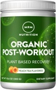 MRM Organic Post Workout, Plant Based Recovery, 10.6 unce