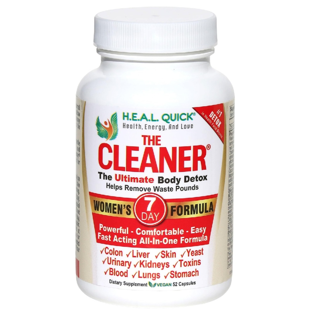 Century Systems The Cleaner Detox, Potężny 7- Day Kompletna wewnętrzna formuła oczyszczania dla kobiet, Wsparcie Digestive Health, 52 Kapsułki wegetariańskie