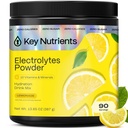 Numery KLUCZOWE Multiwitamina Elektrolity Proszek Nie Cukier - Odświeżające Lemoniada Electrolyte Proszek - Sodu & Suplement energii - Proszek nawadniający - Brak kalorii - 90 Słupki - Made in USA
