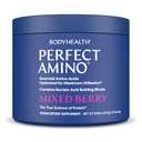 BodyHealth PerfectAmino w proszku - BCAA i EAA w proszku do ćwiczeń przed i po - Acid Acid Energy Drink dla mężczyzn i kobiet w celu wsparcia Lean Muscle and Recovery - Mieszane Berry - 30 Służenia
