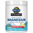 Ogród Żywienia Całe jedzenie Magnezu Proszek, 421.5g - Malina Lemon, Wegan, Gluten & Cukier wolny