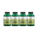 Węgiel drzewny aktywowany Swanson - Natural Supplement Supplement Supplement Healthy Absorption - Pomaga w / Bloating & Utrzymanie Regularności Koszeli - (120 Kapsułek, 520mg na Serving) 4 Pack