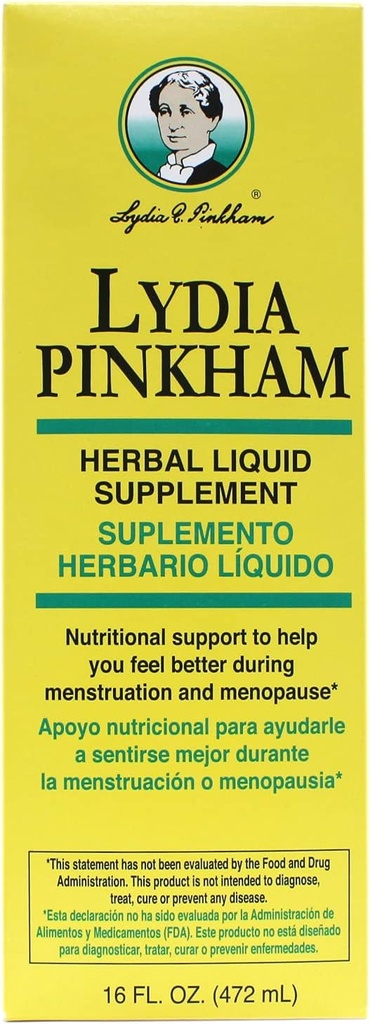 Lydia Pinkham Herbal Liquid Supplement 16 oz (Opakowanie po 10)