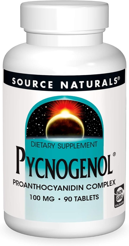 Źródło Naturals Pycnogenol, Proantocyanidyna Complex, 100 mg - 90 tabletek