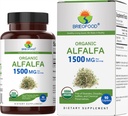 Brieofood Organic Alfa 1500mg, 45 Służenia, Wegetarianin, Gluten Free, 90 Tabletki wegetariańskie