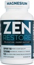 Nutrologia Zen Restore suplement magnezu, 400 mg jabłczan magnezu na dawkę z witaminą D3, L- Theanina, Promotes Relaxation, Odzysk mięśni i Nadnercza Zdrowie, Wysoka Absorpcja Suplement, 30 Służenie