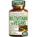 Wegański Multiwitamin dla Kobiet i Mężczyzn - Podstawowe Multivitaminy i Multiminerałów 90 Tabletki z witaminą B12, A, D, C, Cynk, Magnez & Więcej dla całego ciała Wellness - 23 Kluczowe składniki odżywcze i witaminy