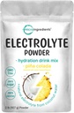 Micro Składniki Hydration Electrolyte Proszek, 2 lb (139 Służenia) 124; Piña Colada Flavor 124; Wysoka zawartość potasu (1000 mg) + Woda kokosowa 124; Brak cukru, Keto Friendly