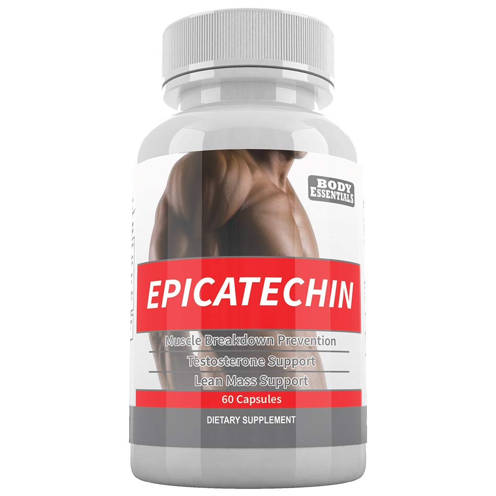 EPICATECHIN - 60 kapsułek - 300 mg na Podawanie Maximum Muscle Growth - Zwiększenie syntezy białek, Zyski, Lean Muscle - Zwiększenie siły i zmniejszenie tkanki tłuszczowej