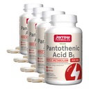 Jarrow Fixas Kwas pantotenowy B5 500 mg - 100 Kapelusze wegetariańskie - Esential B witamina suplement diety - Energia Produkcja i Metabolizm Wsparcie - 100 Słupki (Pack of 4)