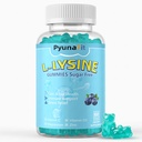 L- Lysine Gummies 1000mg, 5 w 1 Dodatkowa siła do wsparcia immunologicznego, skóry i warg zdrowia, suplement Lysine do żucia dla dzieci dorosłych, 60 Hrabia