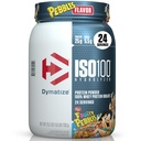 Dymatyzacja x Owoce Pebbles ISO100 Białko serwatki w proszku Izolat, 25g białka, 20 Sług, 5,5g BCAA, 120 Cal., Gluten Free, 1g tłuszczu, 1g cukru, 2g Carb (24 Sług)