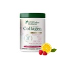 Wielkie Jeziora Wellness Beauty Boost Zaawansowany Collagen Peptydes Proszek z kwasem hialuronowym, Biotyna, Witamina C - Elastyczność skóry i nawodnienie - Malina Lemonade Flavor - Non-GMO, Keto, Kosher - 8 oz