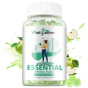 EEAA Gummies Essential Amino Acids - All 9 Essential Aminos and All Branched- Chain Aminos (BCAA) with Muscle Recovery, Energy Support Sugar Free Green Apple Flavor 30 Służenia