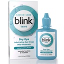 BLINK Łzy smarujące krople do oczu, nawilżające i soothing dla łagodnego do umiarkowania suchych oczu, z hyaluronate, Zmniejsza dyskomfort, długotrwała hidracja, Soothes & Moisturizes, 1 Fl Oz