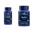 Life Extension N- Acetyl- L- Cysteine (NAC) & Glicine 1000 mg, Promotes Relaxation, Zdrowy sen, Amino Acid, Gluten- Free, Non-GMO, Wegetarianin, 100 Kapsułki