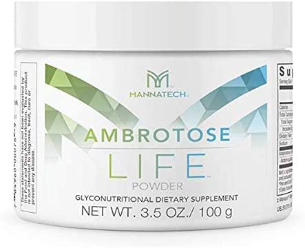Suplement immunologiczny, Mannatech Ambrotoza Life (Proszek) 100g, Wspiera komunikację komórkowo-komórkową i zdrową obronę immunologiczną, z proszkiem Manapol Czysty 100% Naturalny suplement Aloe Vera