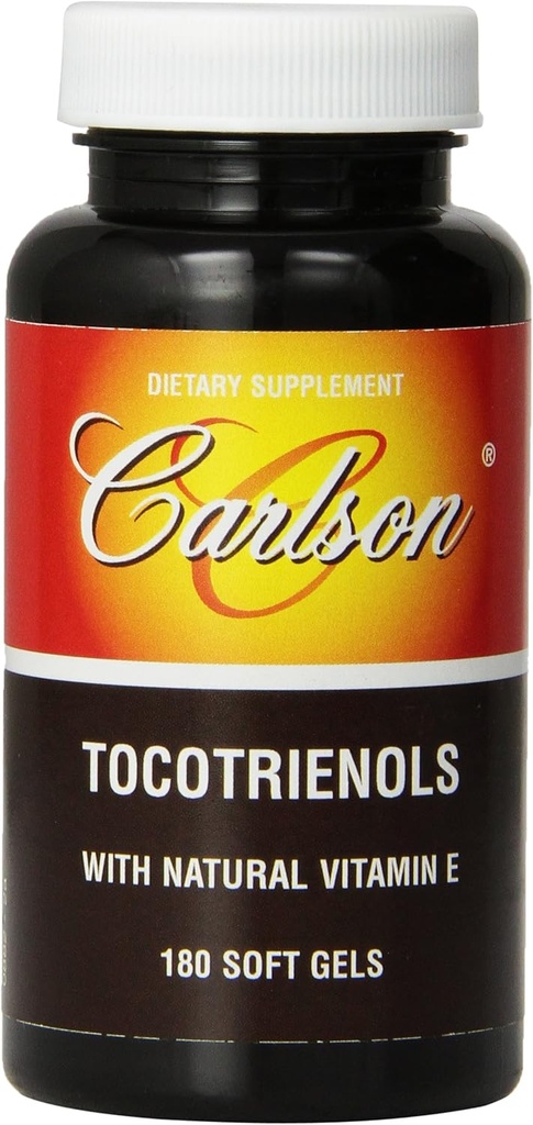 Carlson Labs Tocotrienols Z naturalną witaminą E, 180 Softgels