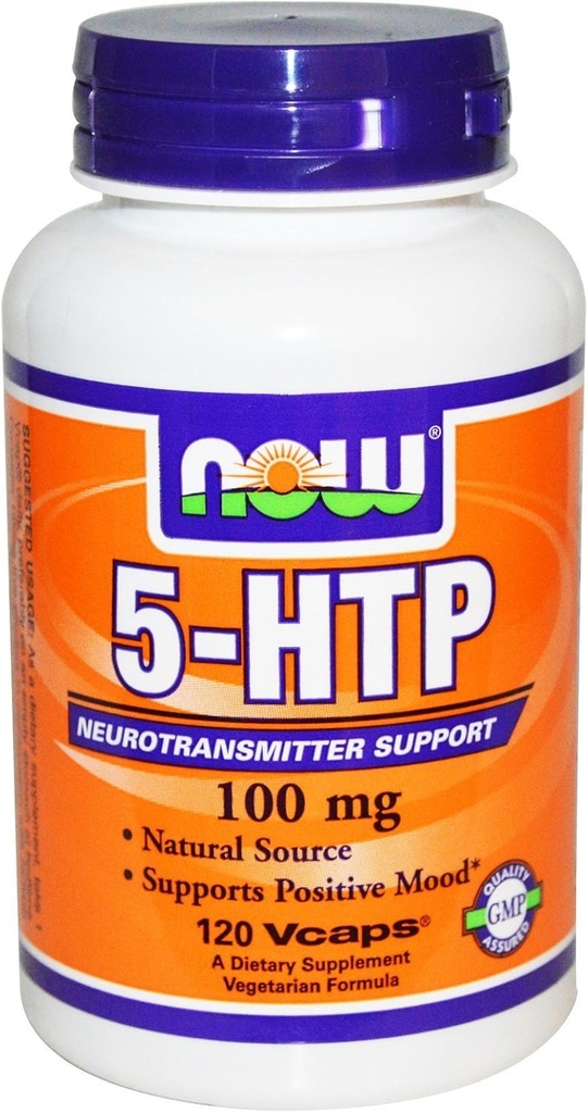 Teraz żywność, 5- HTP 100 mg wegetarianin, 240 kapsułki (120 x 2 Pk)