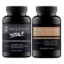 Nugenix Azoksyd azotu Booster i Total-T Testosteron Booster dla mężczyzn