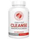 Srebrna Fern Cleanse - Daily Gut - 1 Butelka - 120 Kapsułek - 30 Day Supply - Immunoglobulina G, A & M - (IgG, IGA, IgM) - Postbiotyk