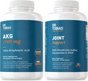 Dr Tobias AKG Supplement & Joint Supplement - Supports Energy, Muskles, Cartilage & Joint Health, Non-GMO