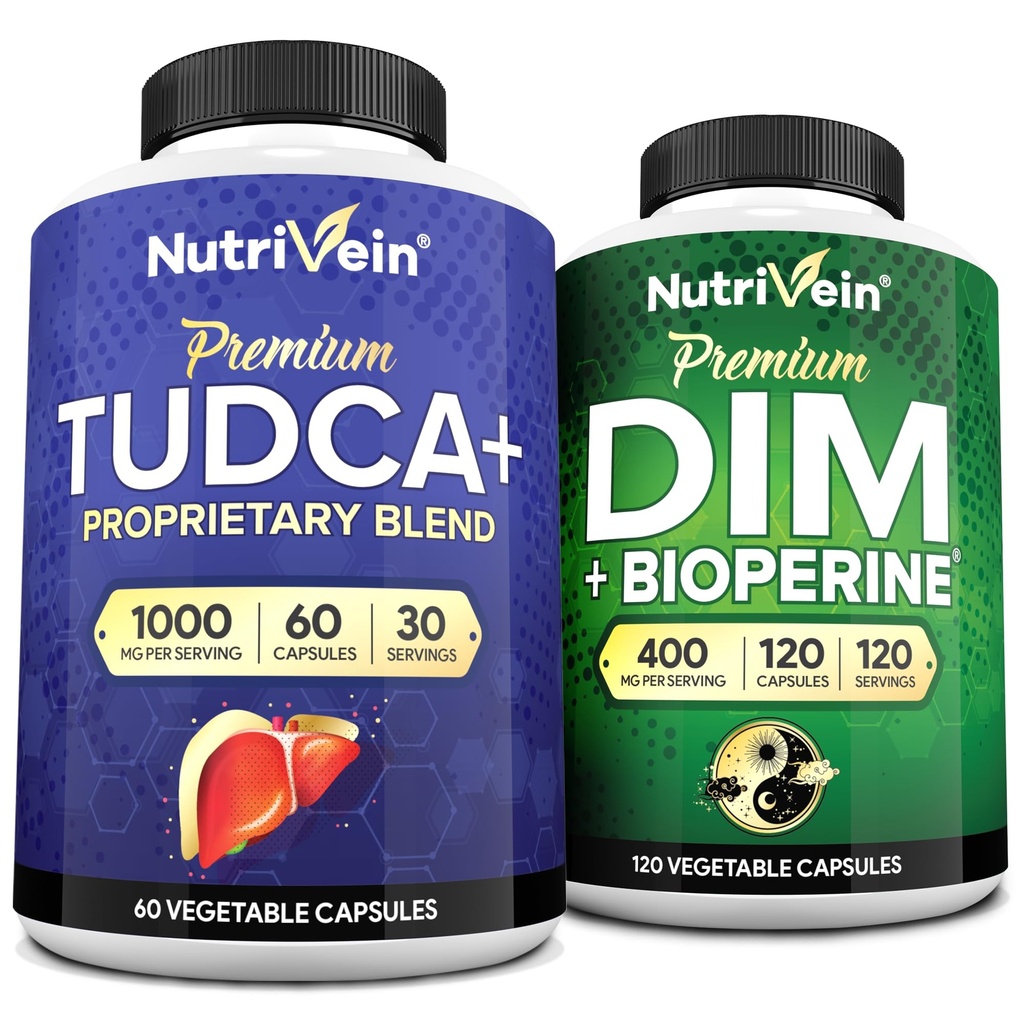 Żywica żylna Premium TUDCA i suplement DIM Pasek: Wysokoabsorpcyjny suplement TUDCA i DIM do detox, balans i Well- Being