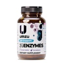 UMZU ZuEnzymes Digestive Enzymes Supplement Equipment 124; 21 Enzymy dla Gut Health Support, trawienie i odżywka Wchłanianie 124; Pomaga złamać Laktozę, węglowodany, białka i tłuszcze (30 Day Supply Equipment 124; 30 Kapsułki)