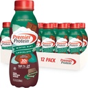 Premier Protein Shake, Ograniczona edycja Winter Mint Chocolate, 30g Protein, 1 g cukru, 24 witaminy i minerały, Składniki odżywcze do wspierania immunologicznego zdrowia, 11.5 oz, 12 Pack