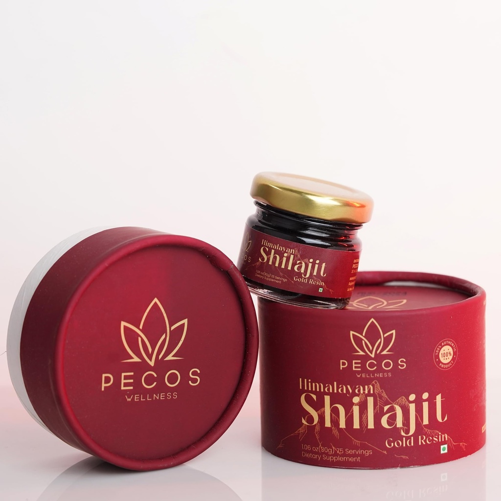 Czysty Himalaya Shilajit Resin Wysoka potencja Gold Grade dla mężczyzn i kobiet 124; 100 Sługi dla Energy Boost & Wsparcie immunologiczne, 85 + Ślad Minerałów, 76% + Kwas Fulvic, z laboratorium Test Report, 30g