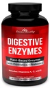 Boski Bounty Digestive Enzymy z Probiotyki i Prebiotyki z Lipazy, Amylase, Bromelain - Wsparcie zdrowej diety Trakt dla mężczyzn i kobiet - 90 Kapsułki wegetariańskie
