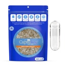 Capsuline Size 0 Puste kapsułki żelatynowe, Przezroczysty - 1000 Hrabia 124; Gluten Free, Kosher, Non-GMO Certified Size 124; Pure Bovine Pill Caps for DIY Supplement Filling