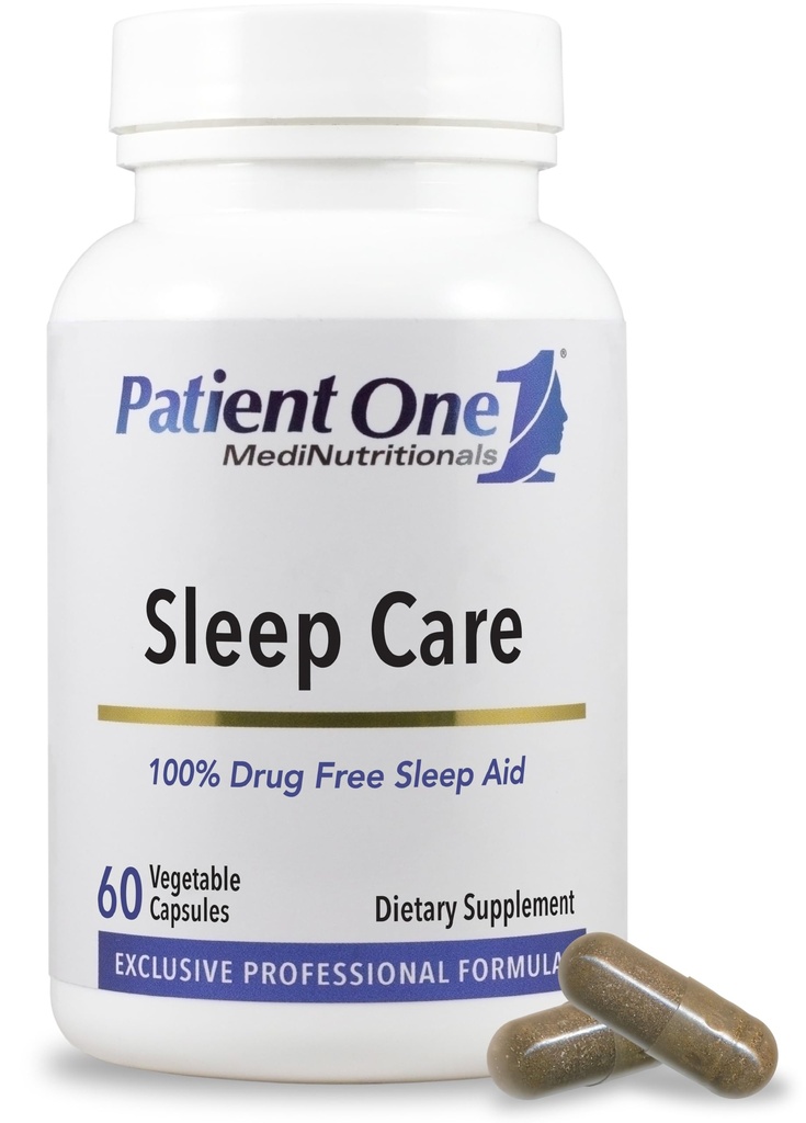 Pacjent One Sleep Care Assistance 124; Suplement do wsparcia Przejścia do snu i niespokojnego snu * Assistant 124; z rumianku, Valerian, Melatonina i więcej 124; 60 Kapsułki