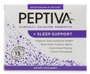 Peptiva 26 Miliard CFU Probiotic and Sleep Support - Klinicznie zwalidowane Multi- Strain Probiotic - Lactobacillus and Bifidobacterium, Melatonin - 15 Count