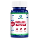 BioTrust OmegaKrill EPA & DHA Omega 3 Suplement, Ryby i Olej z kryla do zapewnienia wsparcia dla stawów, Serce, Mózg, Oko i Skóra (30 Słupki)