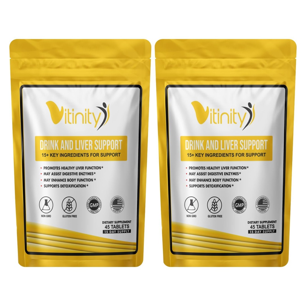 Anti Drink Liver Support Support Supplement- 15 + Kluczowe składniki do wsparcia Craving, Zdrowie wątroby, Kudzu, Otyłek mleka, Święty Bazylia, DHM, Wszystkie naturalne Czystość, Stopniowe Redukcja, Odżywiające tabletki uzupełniające (30 dni)
