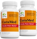 Terry Natural CuraMed Ostry Ból Relief - Suplement z BCM- 95 Curcumin & BOS- 10 Boswellia - Black Sesame Seed Oil to Support Relief of Ocasional Discomfort - 120 Płynne żele (Opakowanie 2)